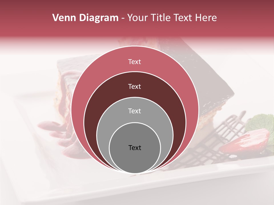 Closeup Pastry Food PowerPoint Template
