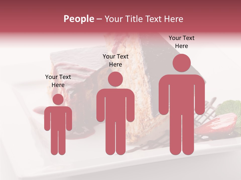 Closeup Pastry Food PowerPoint Template