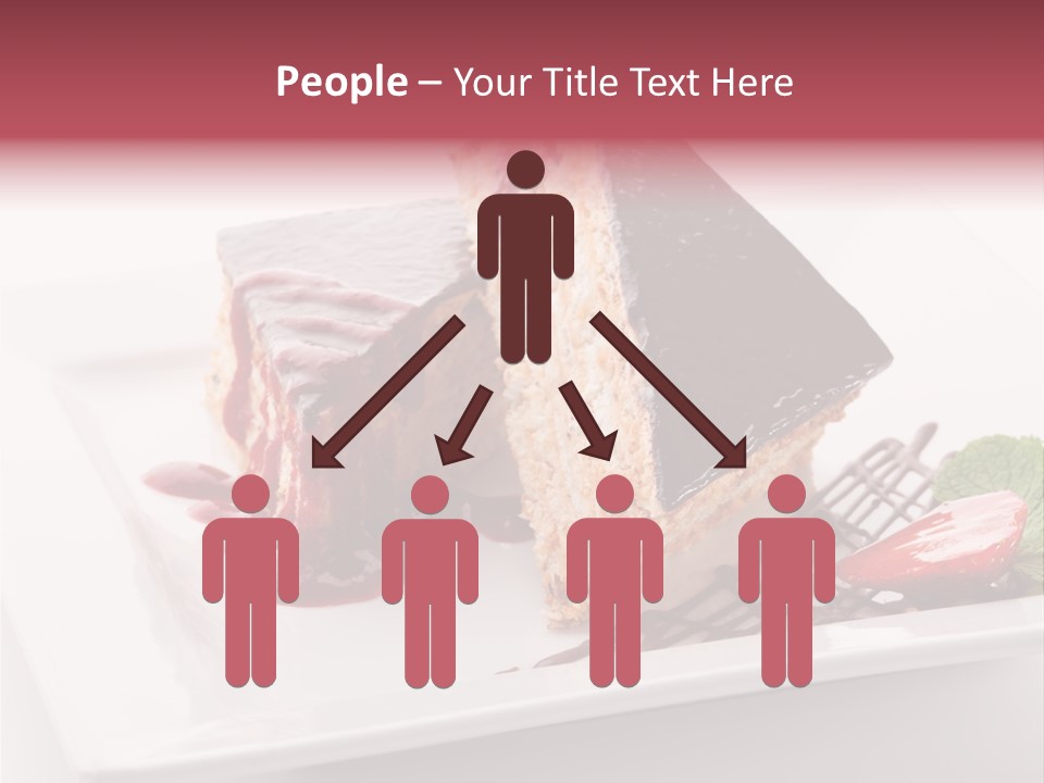 Closeup Pastry Food PowerPoint Template