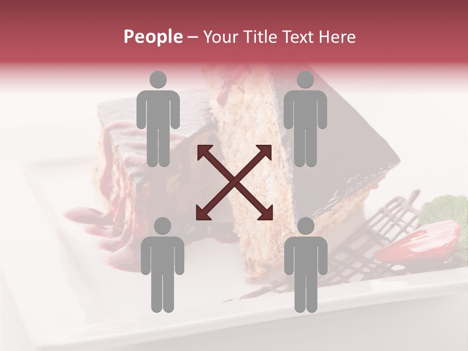 Closeup Pastry Food PowerPoint Template