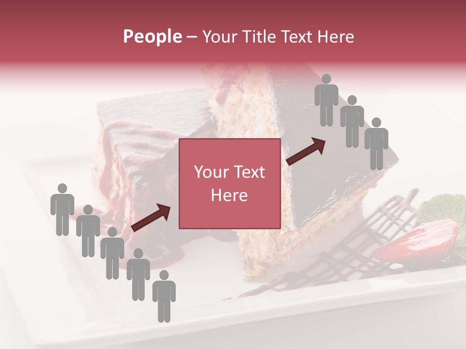 Closeup Pastry Food PowerPoint Template