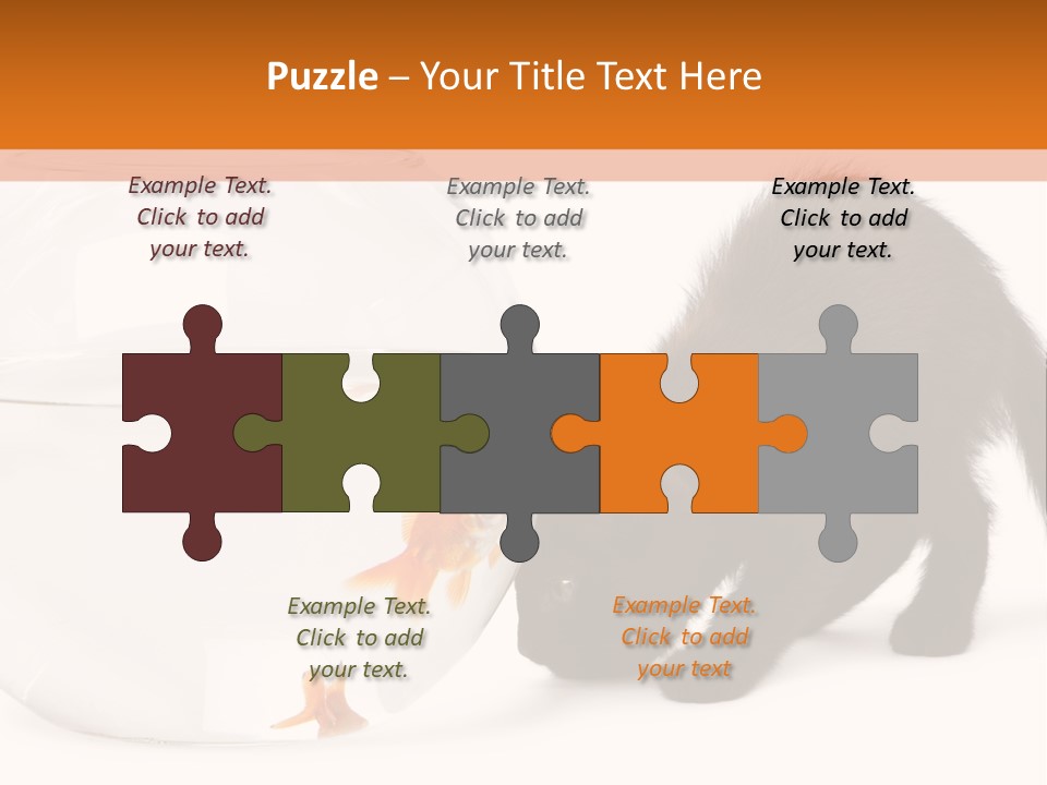 Bowl Feline Mammal PowerPoint Template