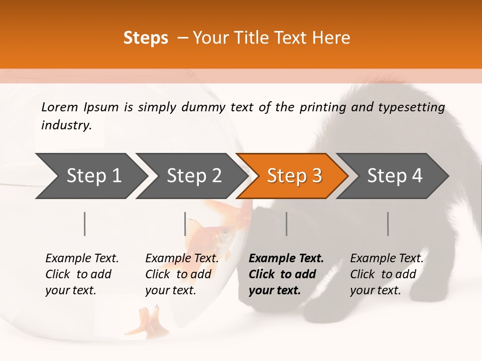 Bowl Feline Mammal PowerPoint Template