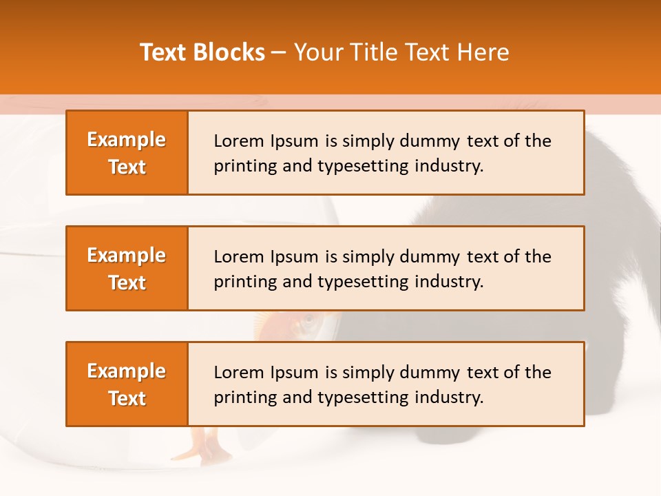 Bowl Feline Mammal PowerPoint Template