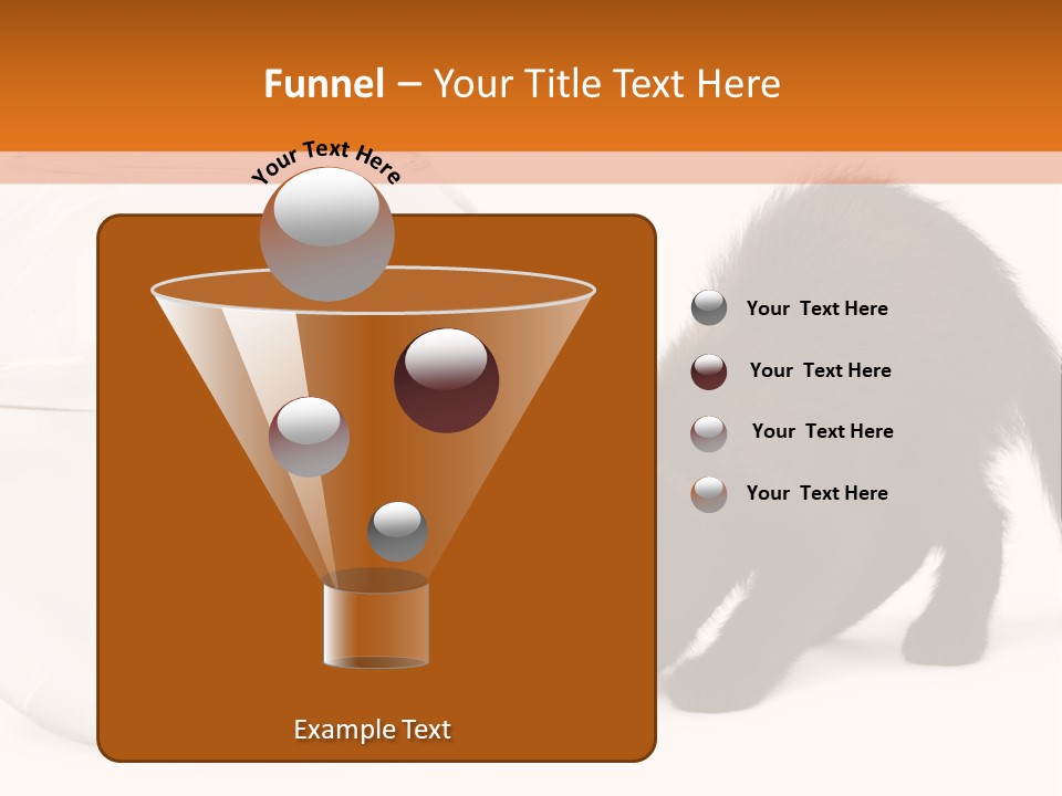 Bowl Feline Mammal PowerPoint Template
