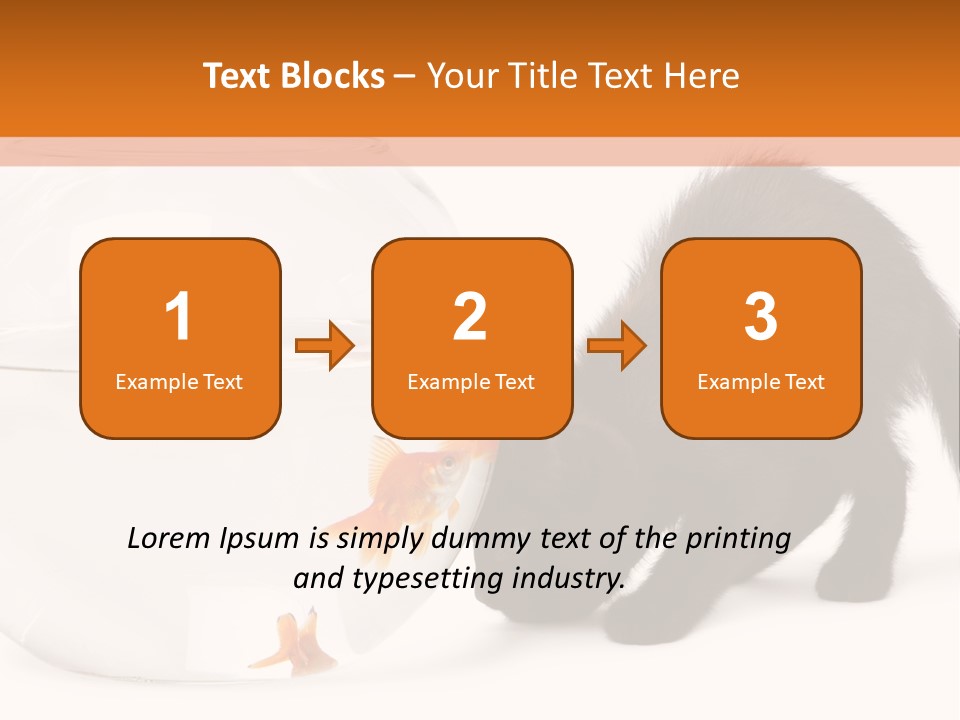 Bowl Feline Mammal PowerPoint Template