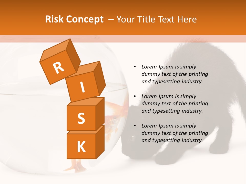 Bowl Feline Mammal PowerPoint Template