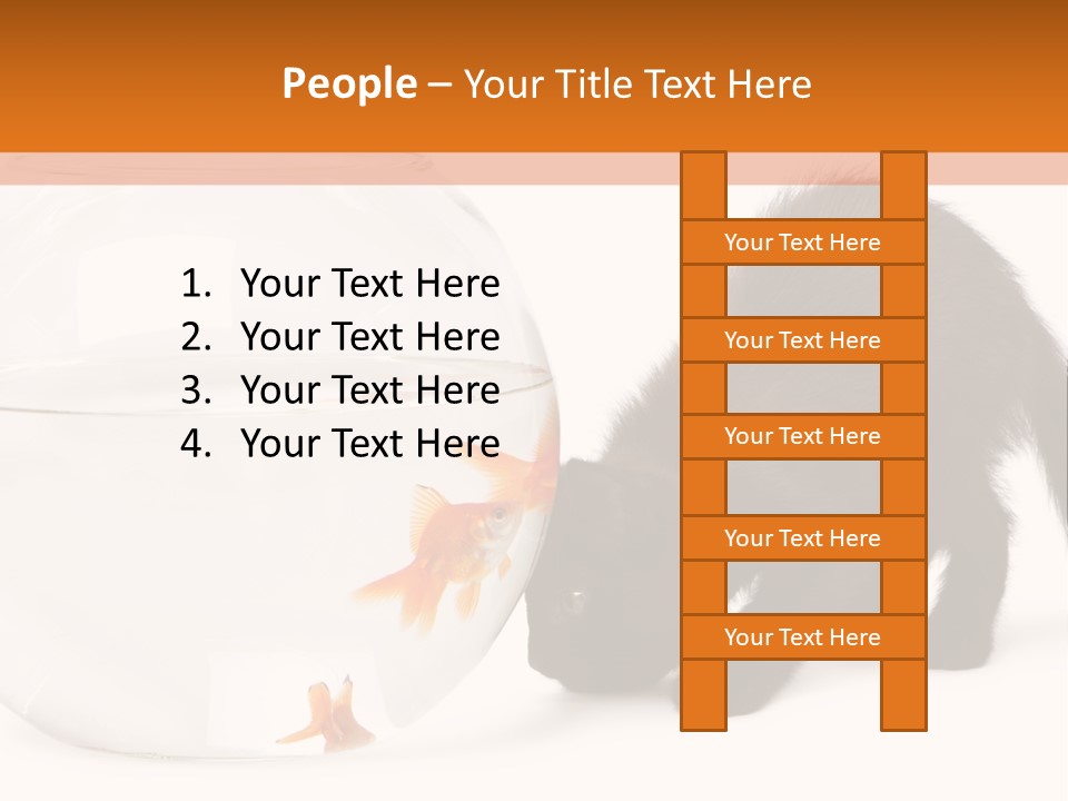 Bowl Feline Mammal PowerPoint Template