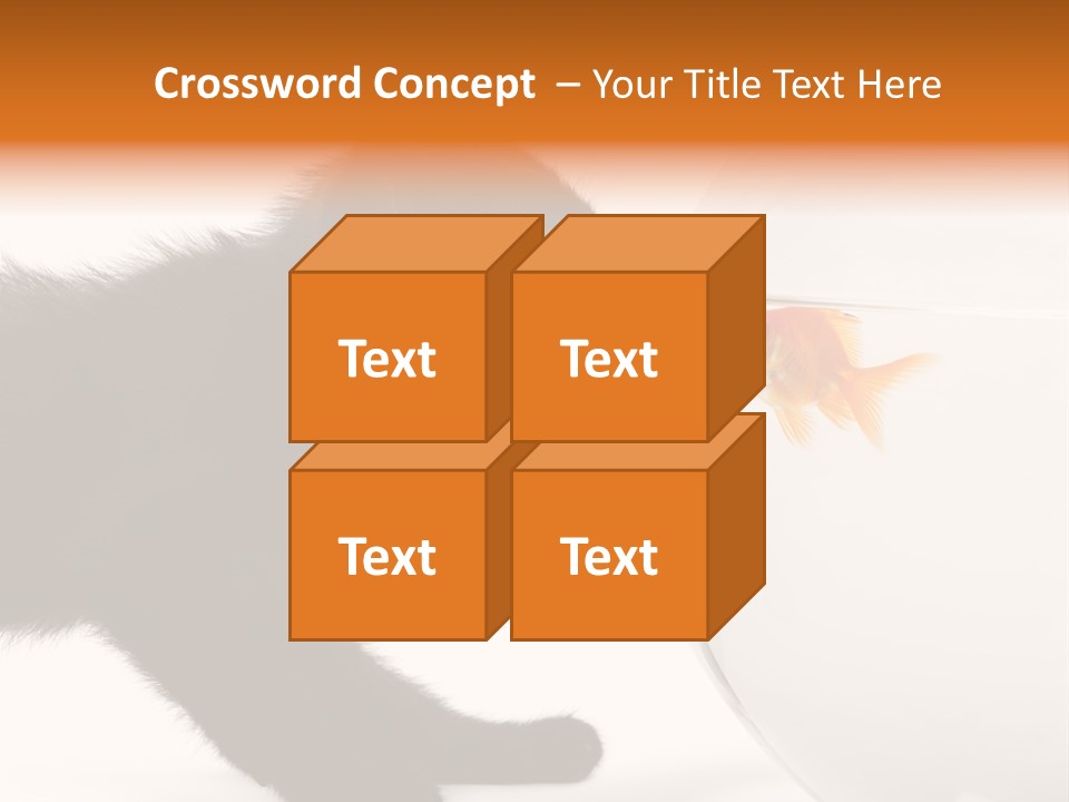 Animal Cat Attentive PowerPoint Template