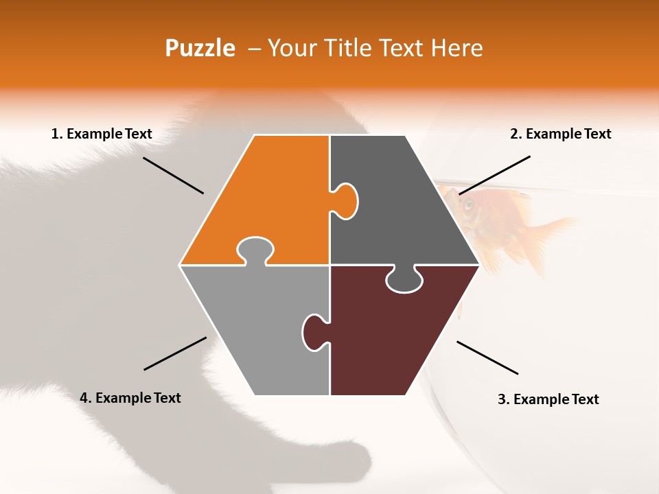 Animal Cat Attentive PowerPoint Template