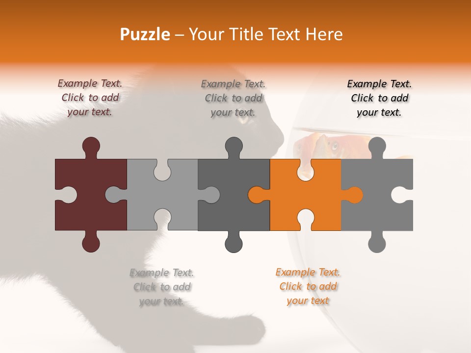 Animal Cat Attentive PowerPoint Template