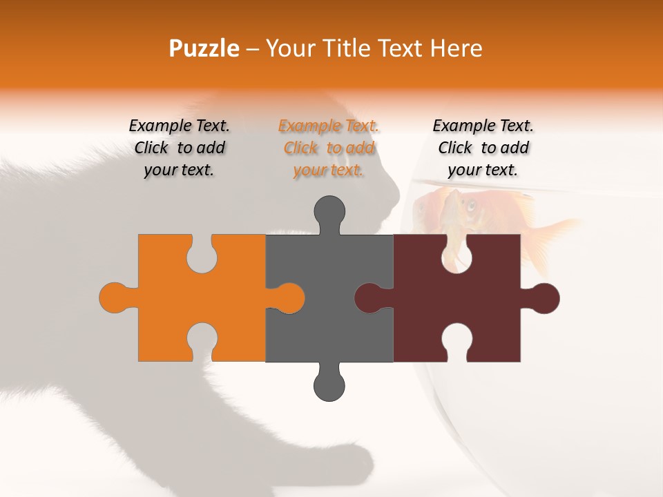 Animal Cat Attentive PowerPoint Template