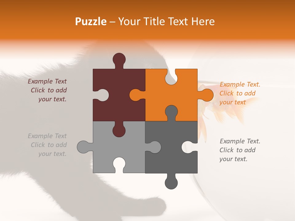 Animal Cat Attentive PowerPoint Template