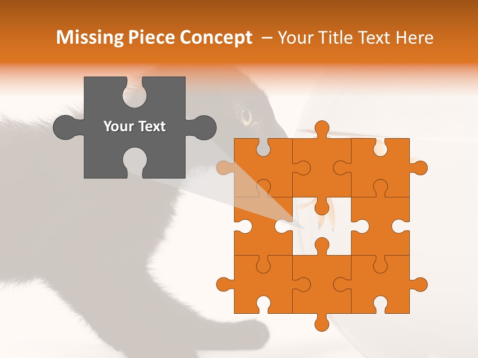 Animal Cat Attentive PowerPoint Template