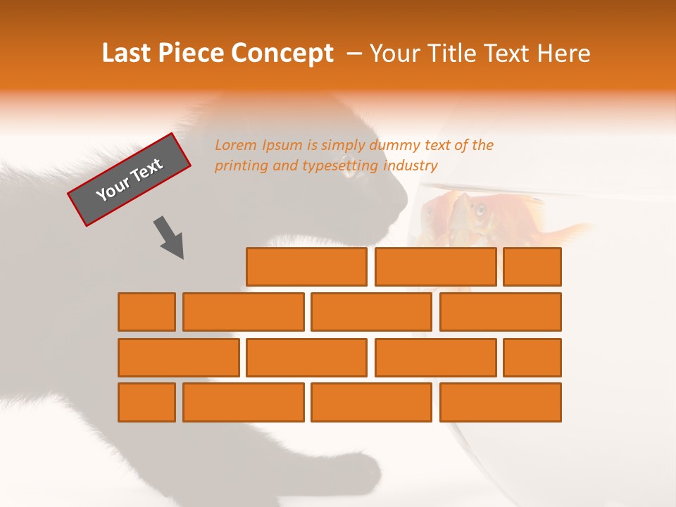 Animal Cat Attentive PowerPoint Template