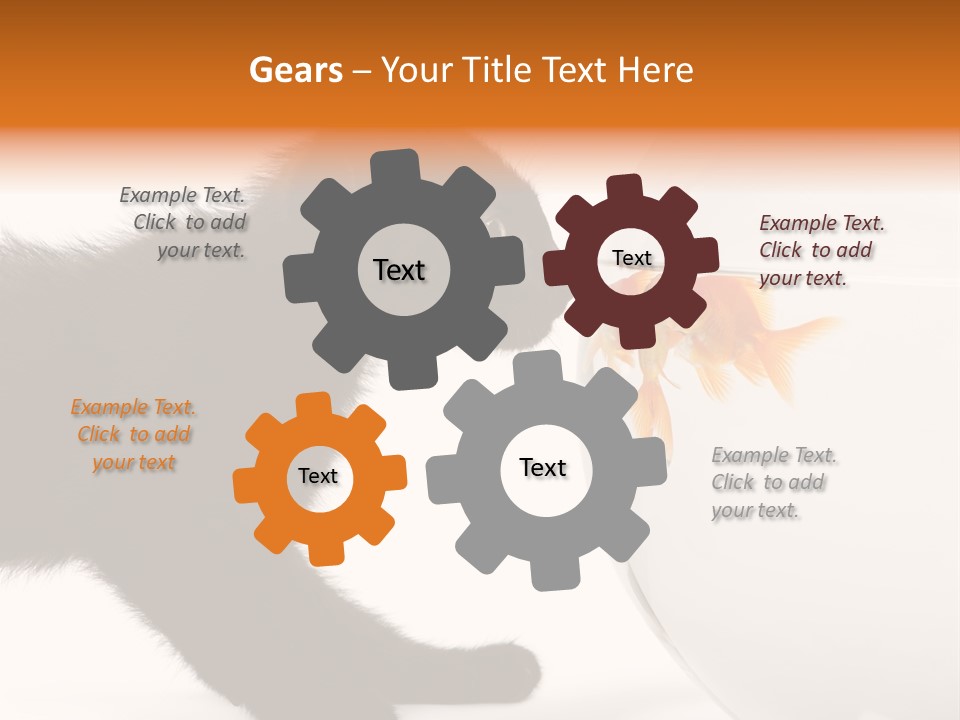 Animal Cat Attentive PowerPoint Template