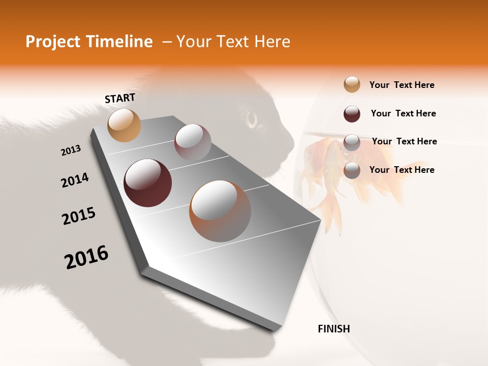 Animal Cat Attentive PowerPoint Template