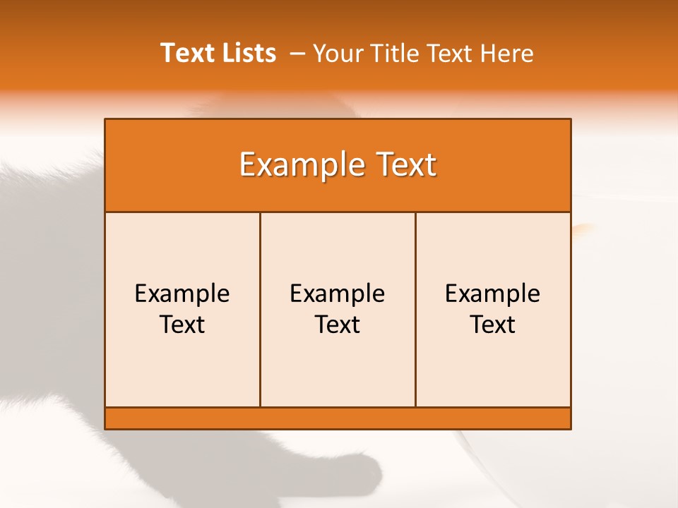 Animal Cat Attentive PowerPoint Template