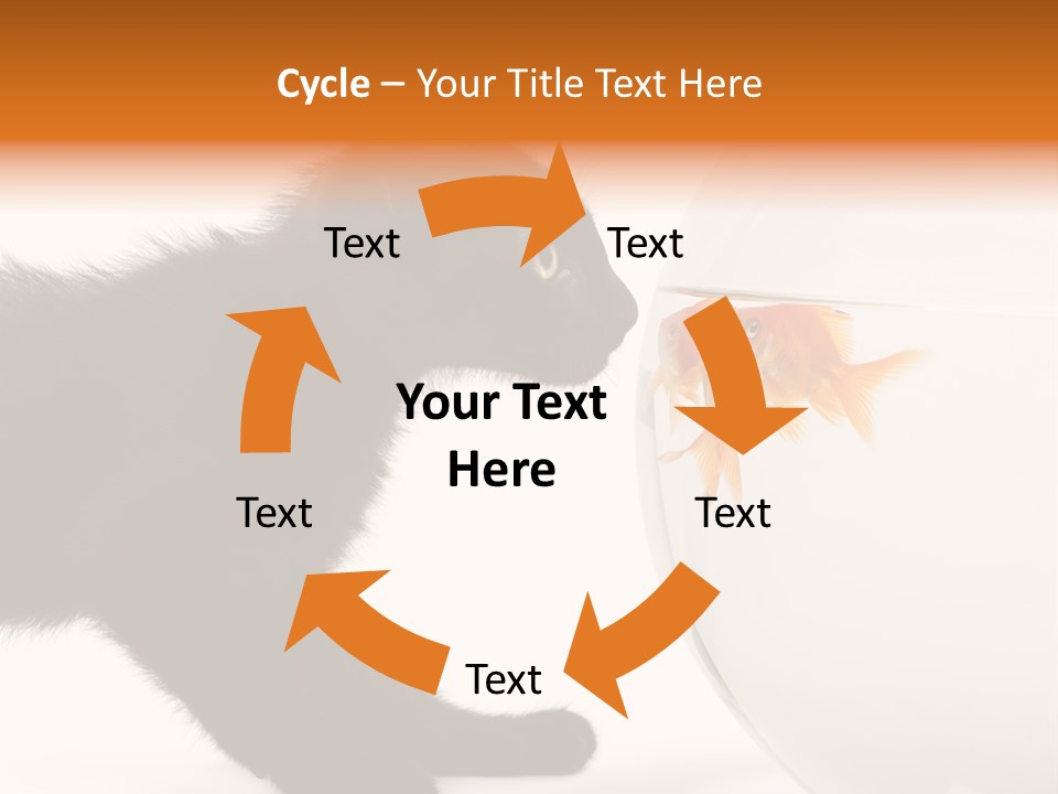 Animal Cat Attentive PowerPoint Template