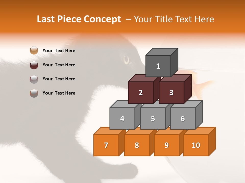 Animal Cat Attentive PowerPoint Template