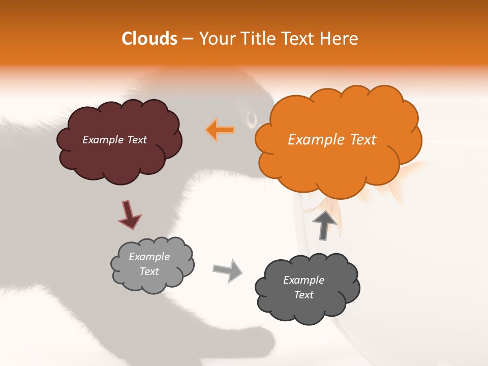 Animal Cat Attentive PowerPoint Template