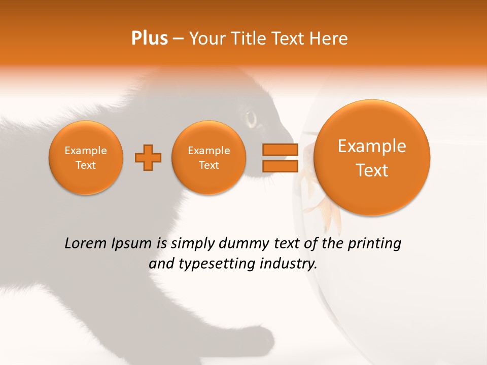 Animal Cat Attentive PowerPoint Template