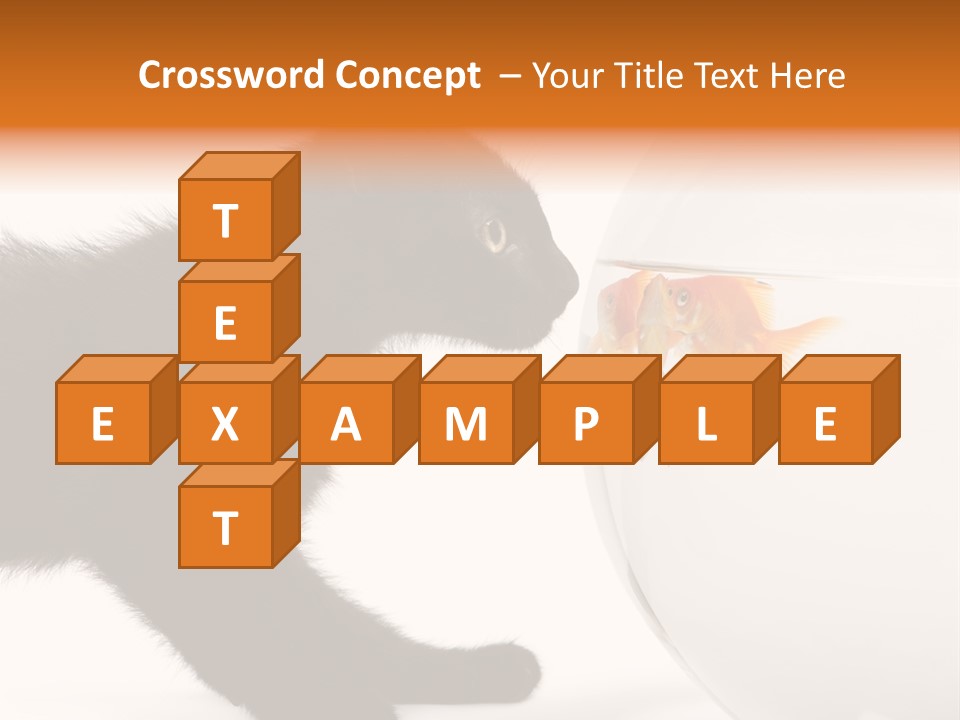 Animal Cat Attentive PowerPoint Template