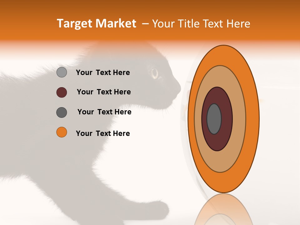 Animal Cat Attentive PowerPoint Template