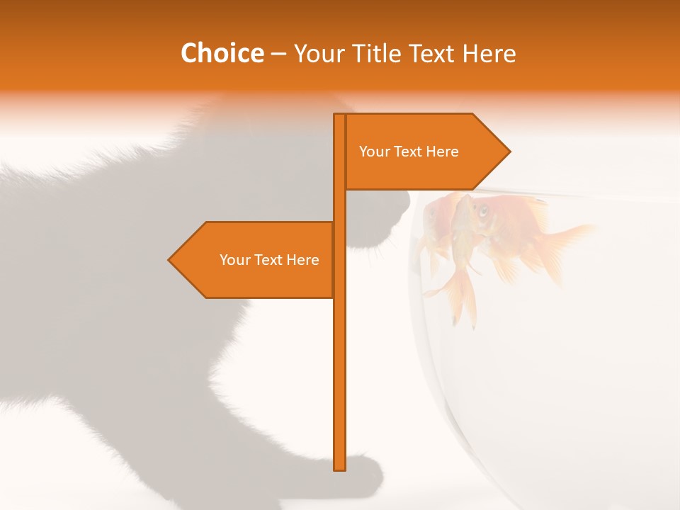 Animal Cat Attentive PowerPoint Template