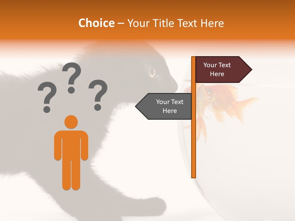 Animal Cat Attentive PowerPoint Template