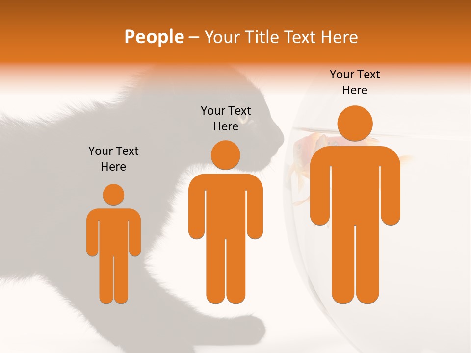 Animal Cat Attentive PowerPoint Template