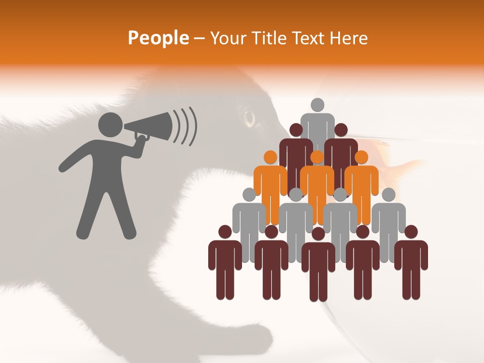 Animal Cat Attentive PowerPoint Template