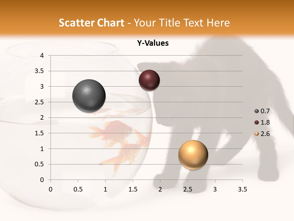 Looking Standing Studio Shot PowerPoint Template