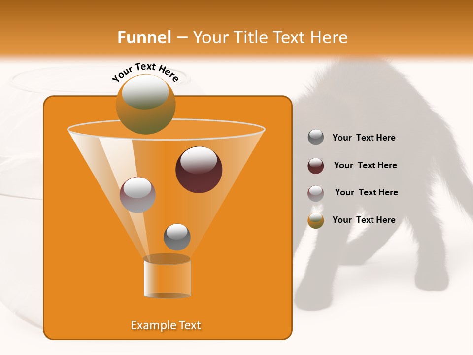Looking Standing Studio Shot PowerPoint Template