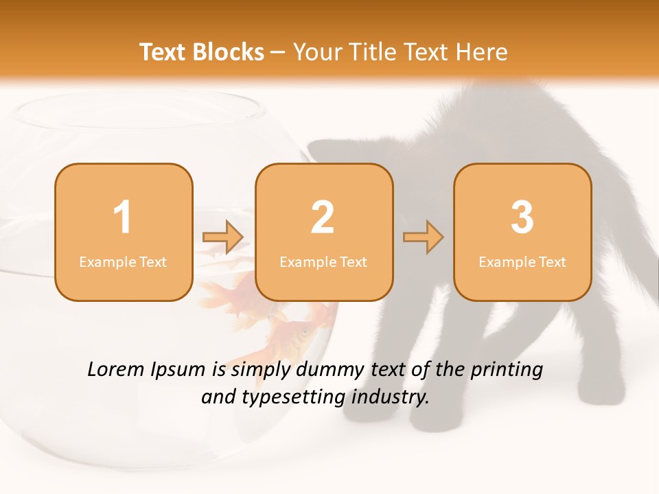Looking Standing Studio Shot PowerPoint Template