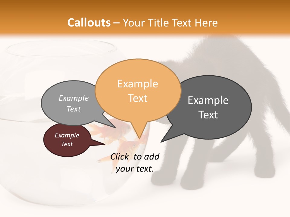Looking Standing Studio Shot PowerPoint Template