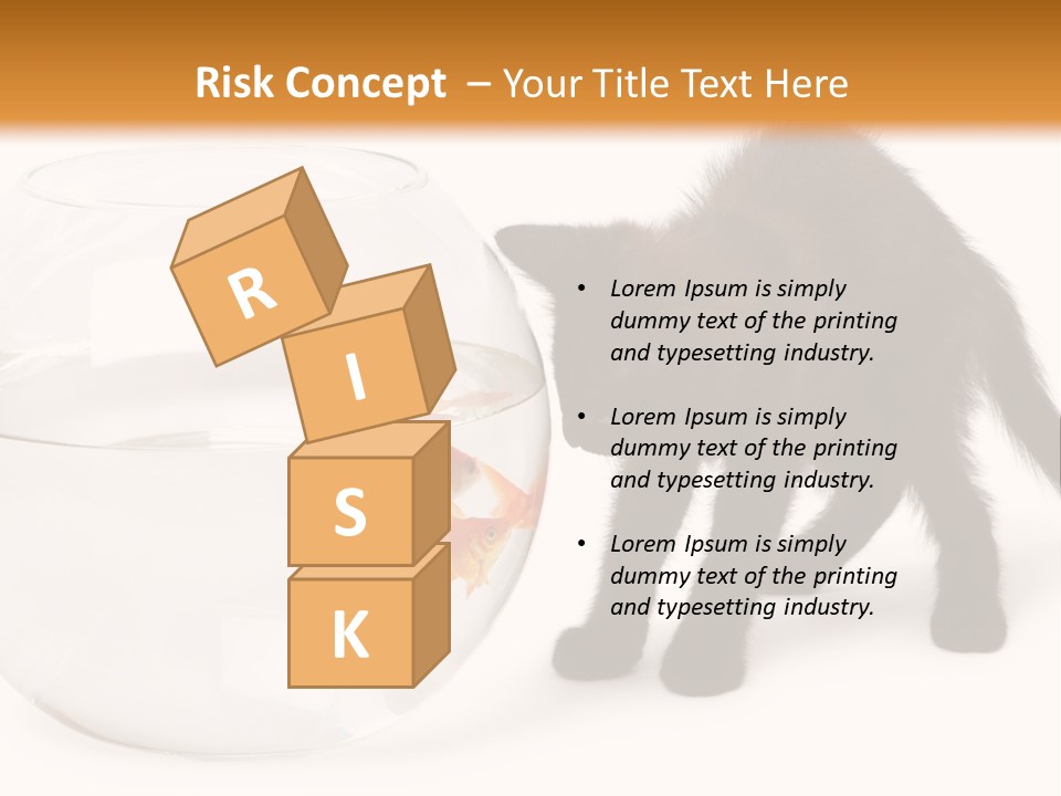 Looking Standing Studio Shot PowerPoint Template