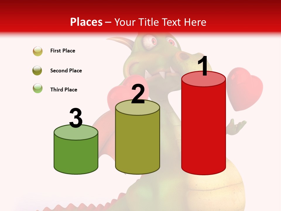 Cartoon Dinosaur Symbol PowerPoint Template