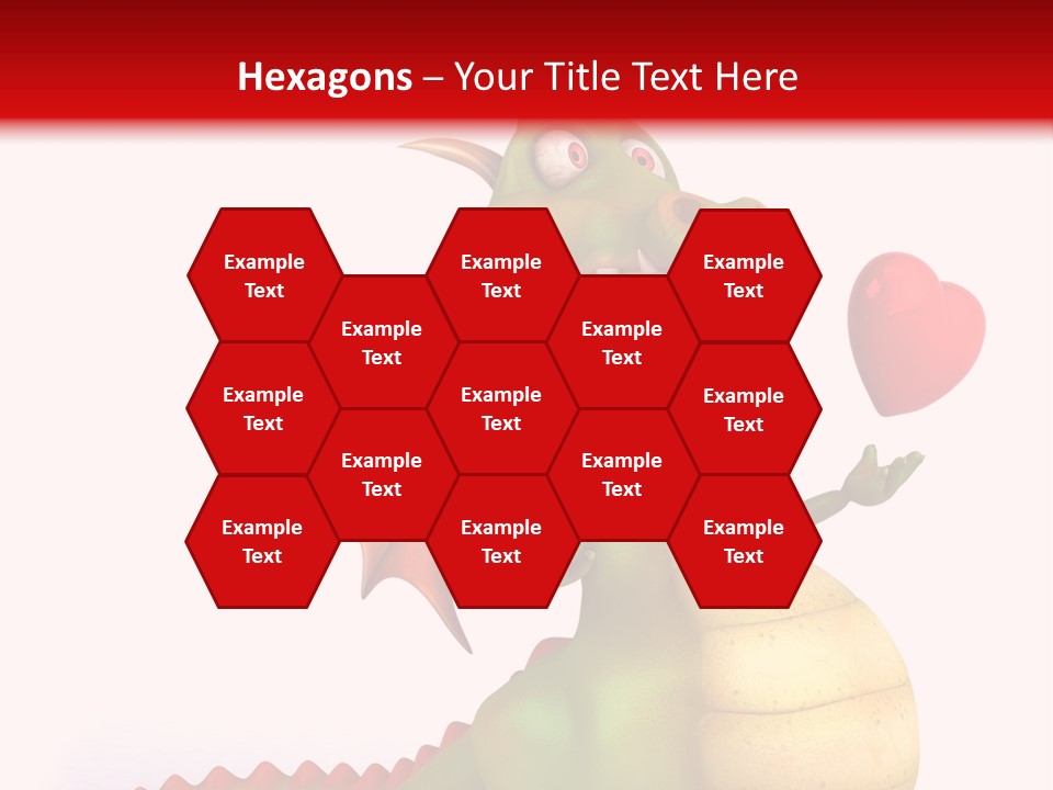 Cartoon Dinosaur Symbol PowerPoint Template