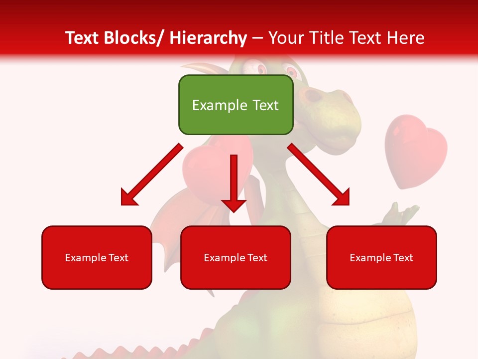 Cartoon Dinosaur Symbol PowerPoint Template