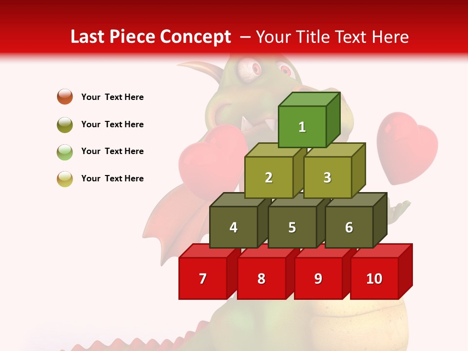 Cartoon Dinosaur Symbol PowerPoint Template