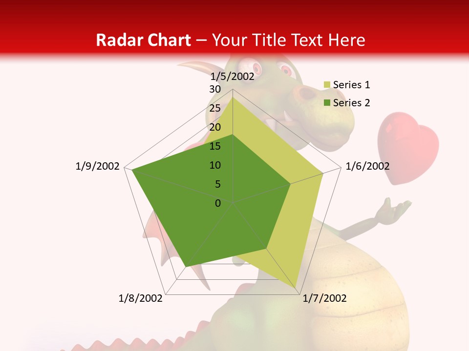 Cartoon Dinosaur Symbol PowerPoint Template