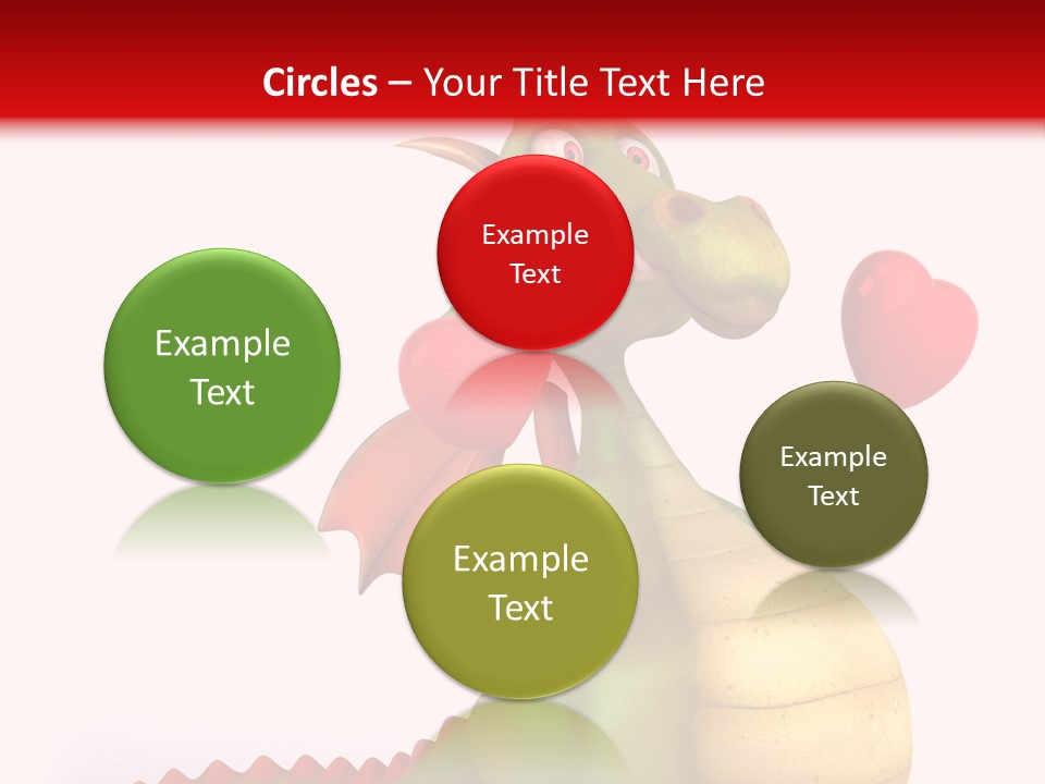 Cartoon Dinosaur Symbol PowerPoint Template