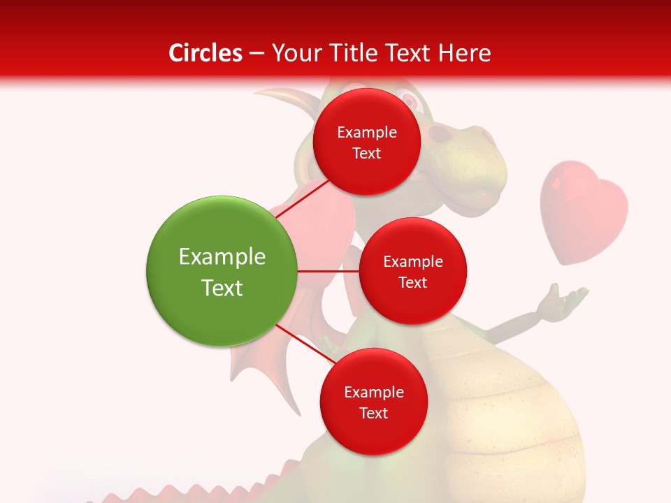 Cartoon Dinosaur Symbol PowerPoint Template