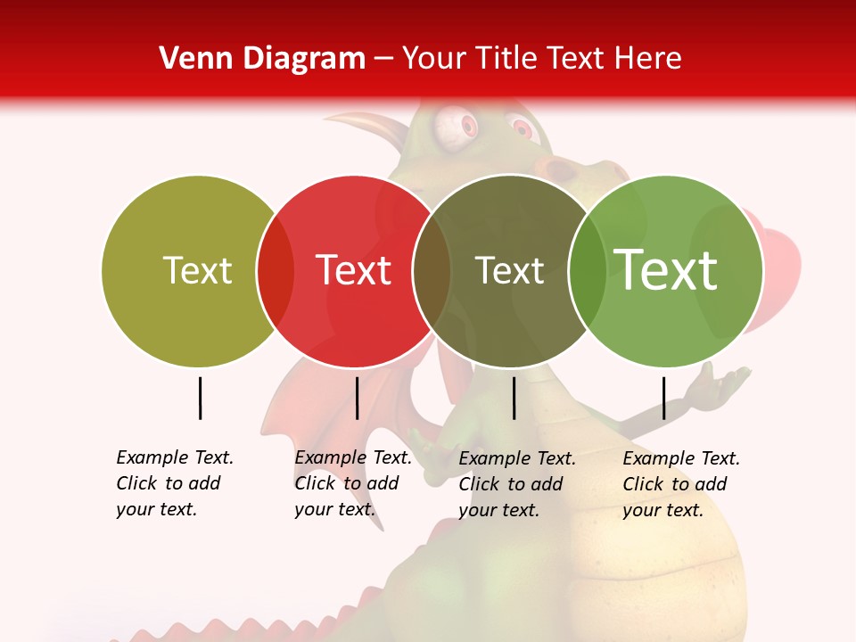 Cartoon Dinosaur Symbol PowerPoint Template