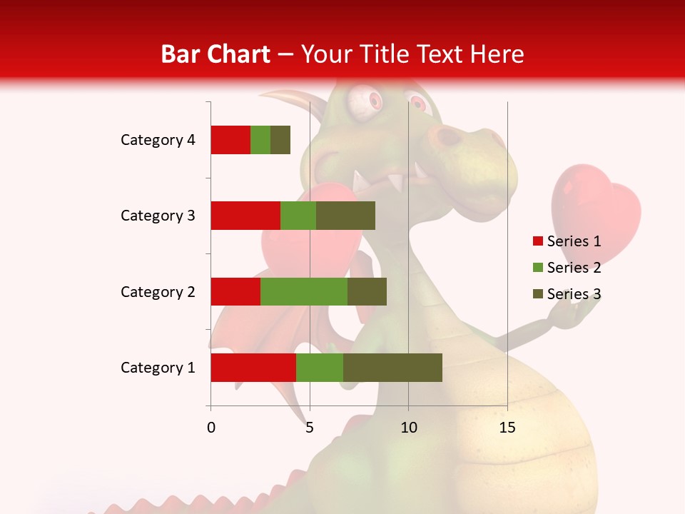 Cartoon Dinosaur Symbol PowerPoint Template