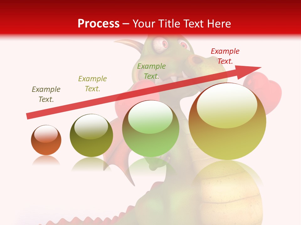 Cartoon Dinosaur Symbol PowerPoint Template