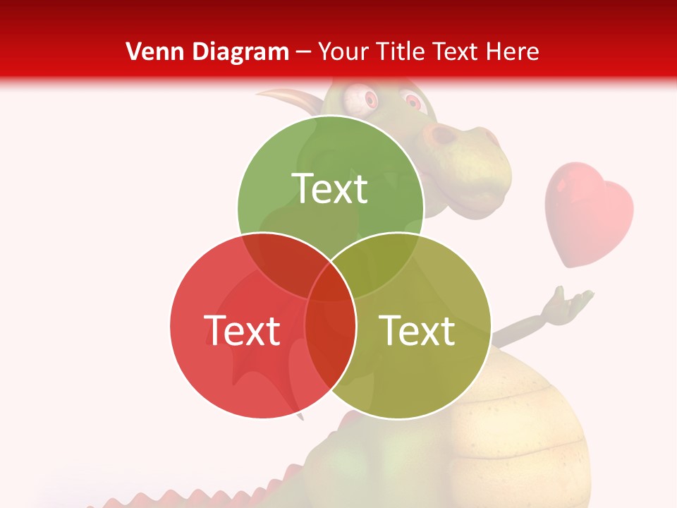 Cartoon Dinosaur Symbol PowerPoint Template