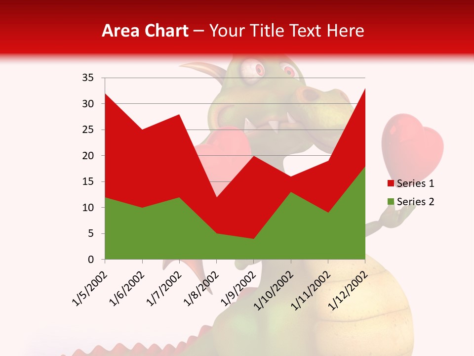 Cartoon Dinosaur Symbol PowerPoint Template