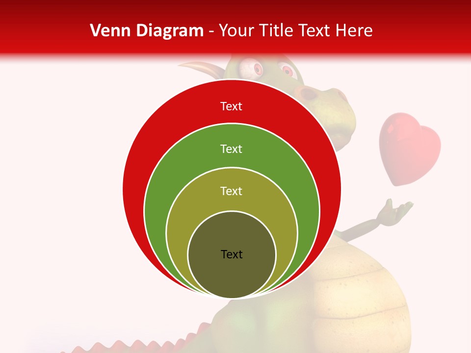 Cartoon Dinosaur Symbol PowerPoint Template